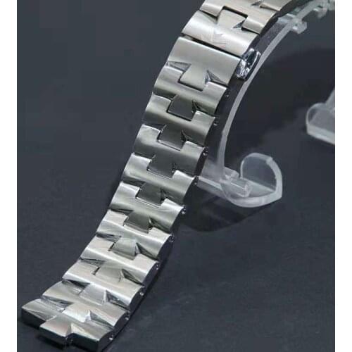 Replacement metal strap For VC series Stainless steel watchband 7mm8mm silver bracelet mens watch chain Replacement metal