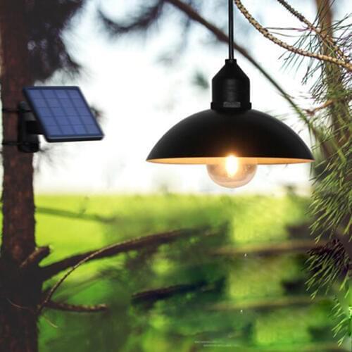 Led Solar lamp Pendant Light Waterproof Solar powered lamp Retro outdoor led Solar light solar garden light for Courtyard Cafe