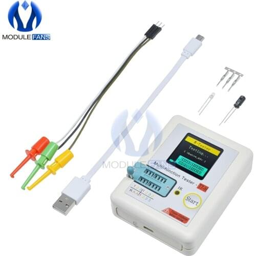 Transistor Tester Multifunctional TFT Graphic Display Support Infrared Coding For Diode Triode Transistor Tester TFT