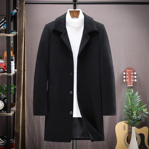Zxojk Mens Cashmere Coats