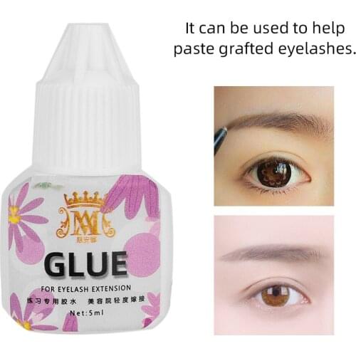 1pc Eyelash Glue Eyelash Extension Adhesive False Lash Portable Practice Glue Fast Drying No Irritation Grafting Eyelash Glue