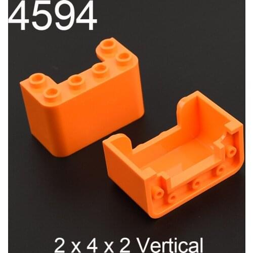 10PCS 4594 Windscreen 2x4x2 Vertical Building block accessories parts MOC DIY Education Build Toys Brick