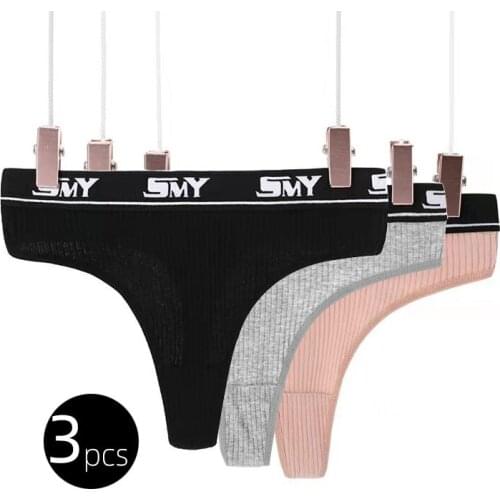 2021 Sexy Womens Thong Panties Lingerie Underwear For Sensual Girl Cotton G-thong Female Free Shipping Sheathing Strings Tanga