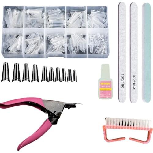 7Pcs/Set Nail Manicure Sets Exquisite Multifunction Plastic Professional Manicure Tool for Home