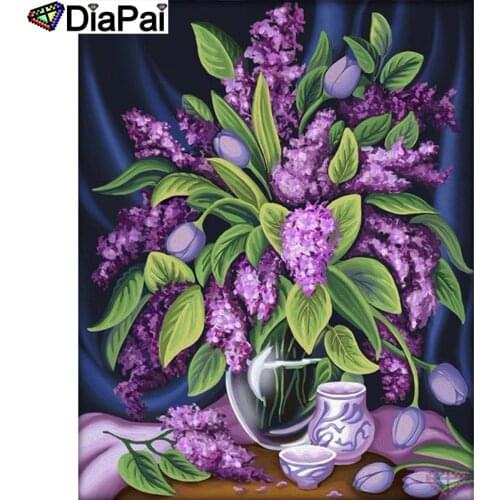 DIAPAI 5D DIY Diamond Painting 100% Full Square/Round Drill "Flower landscape" Diamond Embroidery Cross Stitch 3D Decor A23442