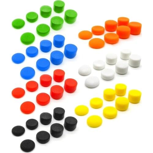 Bevigac 8PCS Non-slip Soft Silicone Thumbstick Joystick Thumb Grip Cap Cover Protector for Sony PlayStation 4 5 PS5 Controller