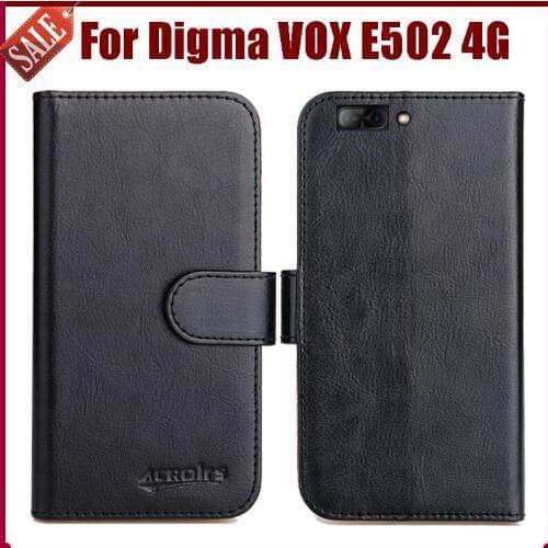 Digma VOX E502 4G Case New Arrival 6 Colors High Quality Flip Leather Protective Phone Cover For Digma VOX E502 4G Case
