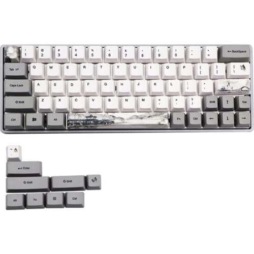 Ink Dye-Sublimation Keyboard Cute Keycaps PBT OEM Profile Keycap For GH60 GK61