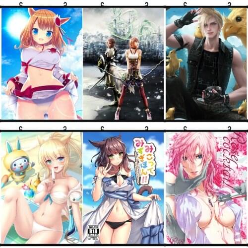 DIY Diamond Painting Anime Fina Fantasy Jusqua Cross Stitch Kits Diamond Embroidery Full Square/Round Mosaic Home Decoration