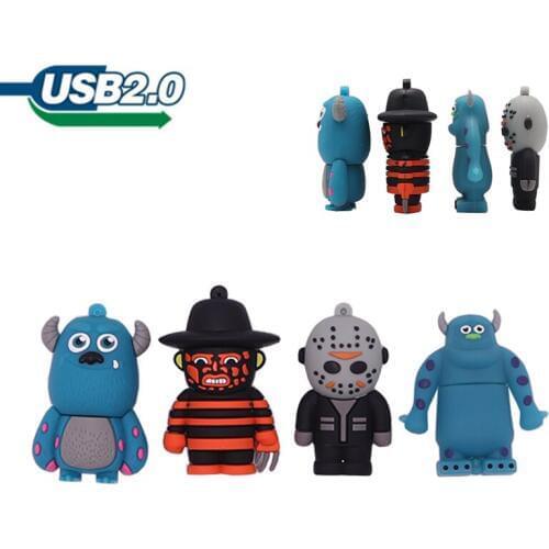 USB flash drive cute Monster pendrive usb flash drive 4GB 8GB 16GB 32GB 64GB memory stick Personalized gift pen drive 128GB