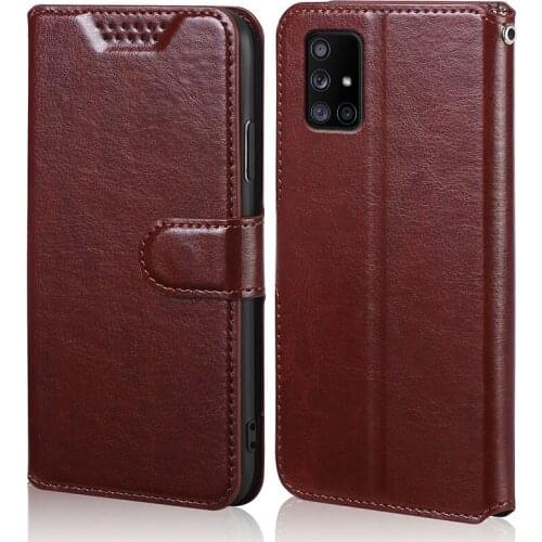 Flip Case For Samsung Galaxy A71 5G Case A716 Cover Bags Retro Leather Wallet case Protective card holder Book style Phone