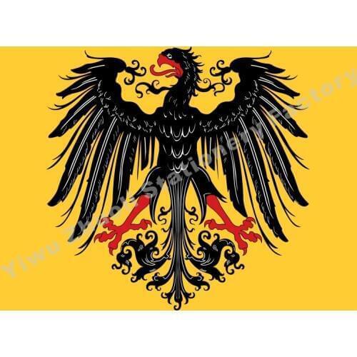 Germany Heiliges Romisches Reich Reichssturmfahne vor 1433 Flag 150X90cm (3x5FT) 120g 100D High Quality Banner Free Shipping