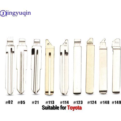 Jingyuqin 1p #02 #05 #21 #113 #114 #123 #124 #148 #149 Car Key Ucut Blade for TOYOTA CAMRY RAV4 Corolla PRADO YARIS Dropship