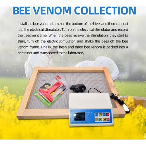Bee Venom Collector Horizontal Excluder Collector Beekeeping Venom Machine Microcomputer Host Bee Venom Collectting Tools
