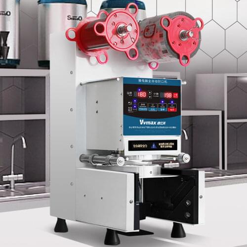 Commercial Cup Sealer Electric Sealing Machine Automatic Milk Tea Seal Cup Machine Milk Tea Shop Equipment