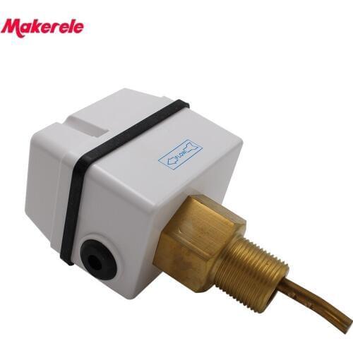Brass Paddle Flow Switches For Gas And Liquid Paddle Flow Sensor Air Conditioner Parts AC 250V 15A Liquid Flow Switch MK-FS01