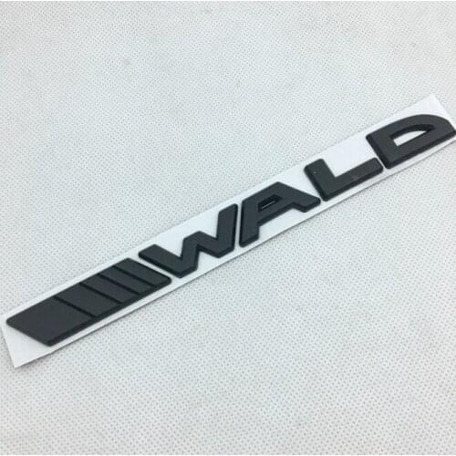 Metal Wald Black Bison Style Trunk Lid Rear Emblem Badge Decal Stickers C E S G
