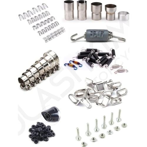 Motorcycle Exhaust Pipe Modified Accessories Fixed Special Spring Scorpio Locomotive Double Activity