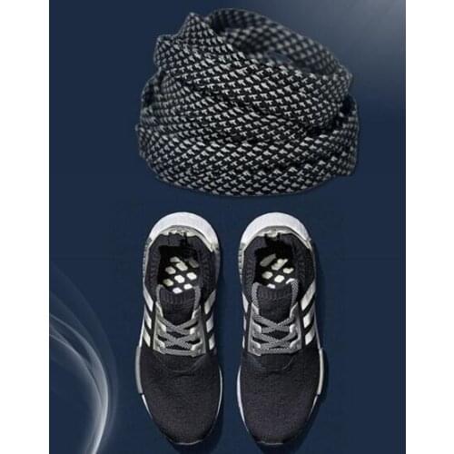 Fashion 120cm Flat 3M Reflective Shoelaces Light Bumper Athletic Running Walking Sports Shoe Laces One Pair Free Shipping