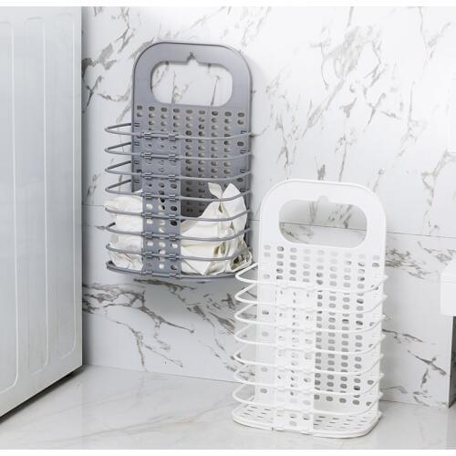 Wall Hanging Dirty Clothes Storage Basket Collapsible Large Laundry Hamper Home Laundry Basket Space Saving Storage Basket Box