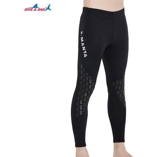New 1.5MM Mens Neoprene Diving Pants Warm And Cold-Proof Diving Tights Are Suitable For Snorkeling Surfing And Swimming Diving