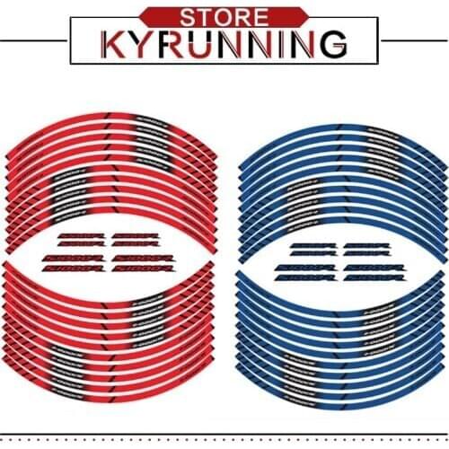 New Motorcycle Tire Reflective stickers inner wheel stripes decoration decals for BMW S1000R s1000r