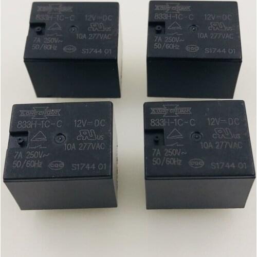 Original 833H-1C-C 5/12/24VDC 5pin 10A 277VAC relays