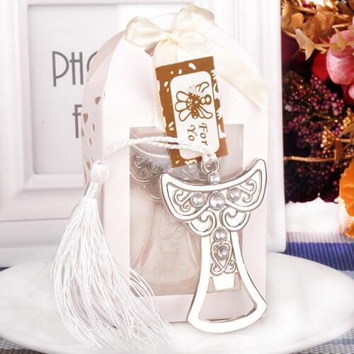 Alloy Angel Bottle Opener Barware Wedding Favors Reception Gift Baby Bridal Shower Souvenirs Wedding Favor Gift 20pcs/lot