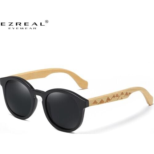 GM Best Handmade Sunglasses Men Polarized Bamboo Wood Women Sunglasses High Quality With Sunglasses S1936