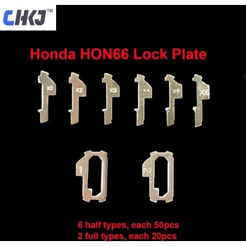 CHKJ 340pcs/lot Car Lock Reed For HONDA HON66 Lock Plate (300pcs Half 40PCS Full) Auto Lock Repair Accesories Locksmith Supplies