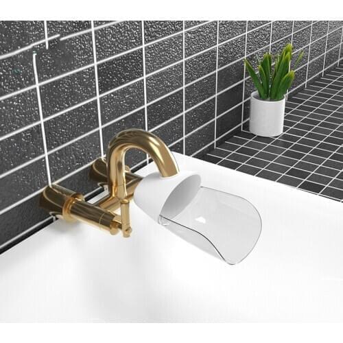Household Faucet Extender Children Wash Training Water Chute Extender Splashproof Rubber Mouth Bathroom Accessories Baby