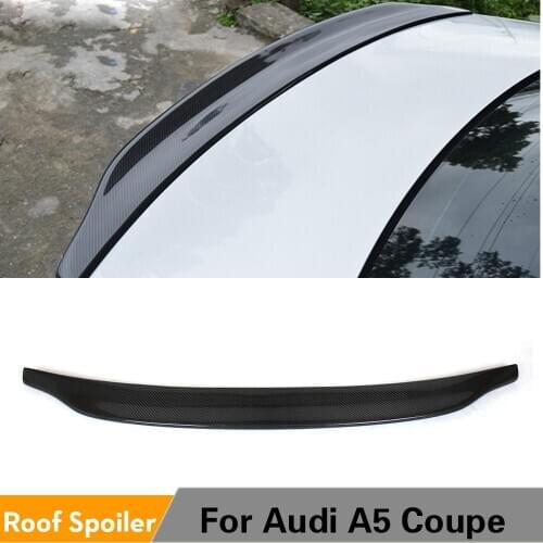 Carbon Fiber Rear Spoiler Trunk Boot Lip Wing for Audi A5 Coupe 2Door 2008 - 2015 Quattro Standard Not for A5 Sline