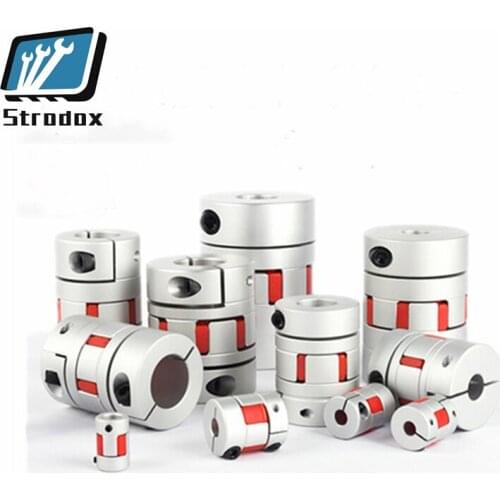 1-5 pcs Plum coupling star high torque screw engraving machine servo motor flexible encoder aluminum alloy coupling