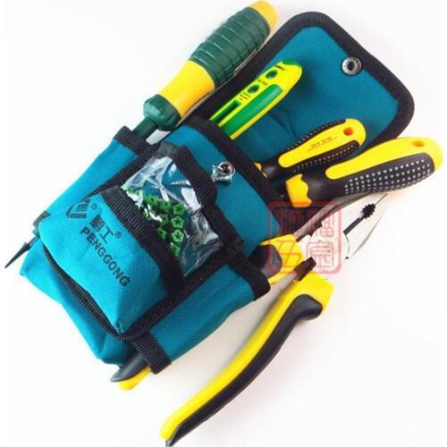 1PC Multifunctional Repair Pouch Pocket Tool Bag Waterproof Oxford cloth Tools Kit Pockets Waist Belt for Electrician