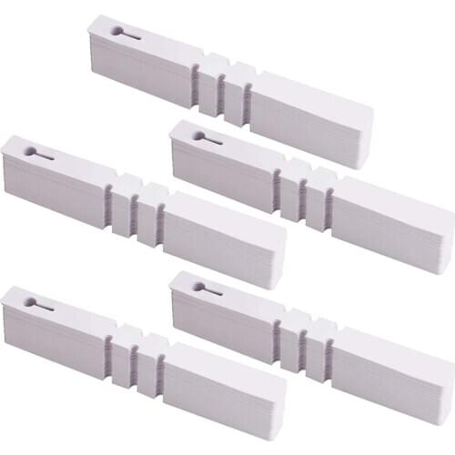 1000Pcs 8 Inch Wrap Around Plant Tags, Outdoor Waterproof Hanging Gardening Labels, 2X21cm White Plastic Plant Tree Tags Nursery