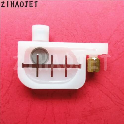 15pcs Small ink damper DX4 DX5 head dumper for Epson R1800/1900/1390/2400/1100 Printers with copper nut O ring connectors