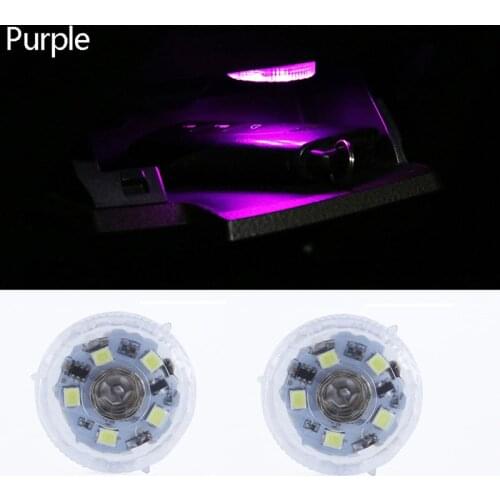 2Pcs Car Interior Light Mini Reading Lamp Auto Touch Night Light Car Roof Ceilin