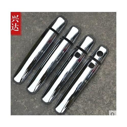 Abs! Chrome Side Door Handle Cover Trims For Suzuki Sx4 S-cross 2014 With Smart Key Hole