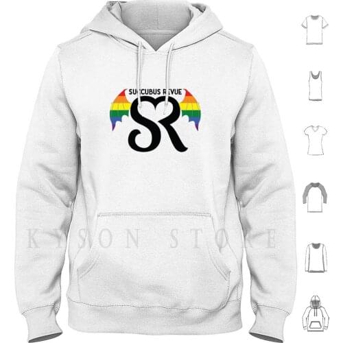 Succubus Revue Rainbow Logo Hoodie long sleeve Cotton Succubus Sorority Succubus Revue Dance Burlesques Art
