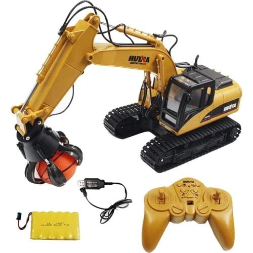 HUINA Toys RC Ball Grabber Truck Engineering Construction Car Vehicle 1571 1/14 16CH Alloy 1:14 5:2.4ghz Radio Control Electric
