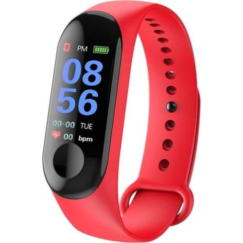 Wristwatch Fitness M3 Color Screen Smart Sport Bracelet Activity Running Tracker Heart Rate For Children Men Women Watch Hours