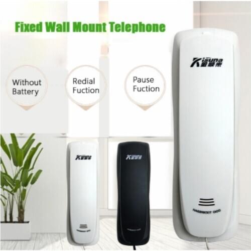 Hotel bathroom phone machine head wall-mounted corded telephone small hanging phone wall-mounted fixed landline extension