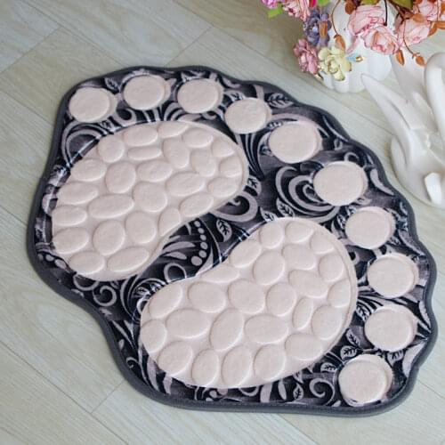 Household non-slip microfiber bathroom floor mats living room bedroom floor non-slip carpet 40CM*60CM carpet absorbent foot mat