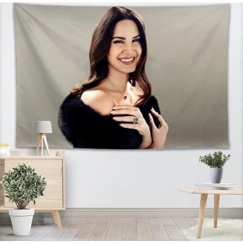 New Lana Del Rey Tapestry Wall Hanging Home Decor Fashion Colorful Decor Printed Tapestry Bedroom Carpet Bed Sheets 0511