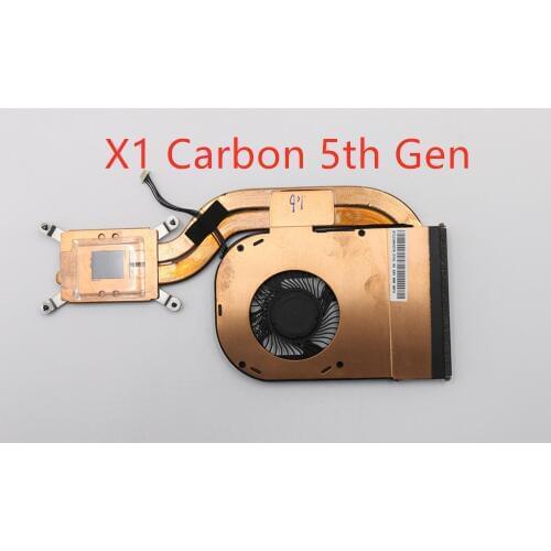 New/Orig For Lenovo ThinkPad X1 Carbon 5th Gen laptop CPU cooling Heatsink&Fan FRU 01YU011 00UR983 00UR984