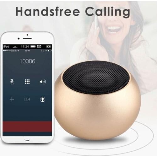 BM3D Mini TWS Portable Bluetooth Speaker True Wireless Stereo Subwoofer Handsfree Loudspeaker with Mic for Smartphones
