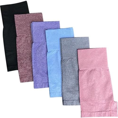 Women Seamless Fitness Yoga Short High Waist Workout Vital Scrunch Butt Gym Clothing Tracksuit Sport Leggings