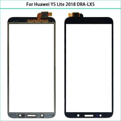 10PCS New Y5Lite 2018 Touchscreen For Huawei Y5 Lite 2018 DRA-LX5 Touch Screen Panel Digitizer Sensor Lcd Front Glass Replace