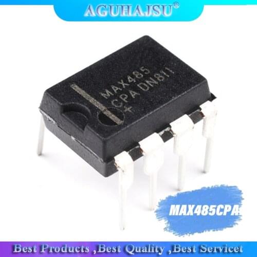10PCS MAX485CPA DIP8 MAX485 DIP new Low-power RS-485 and RS-422 communication transceiver chip