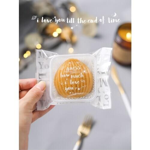 100pcs/lot Mooncake Packaging Bags Moon Cake Bag Egg Yolk Crisp Packing Bag Snack Gift Bag Cookie Bag Party GIft Decor